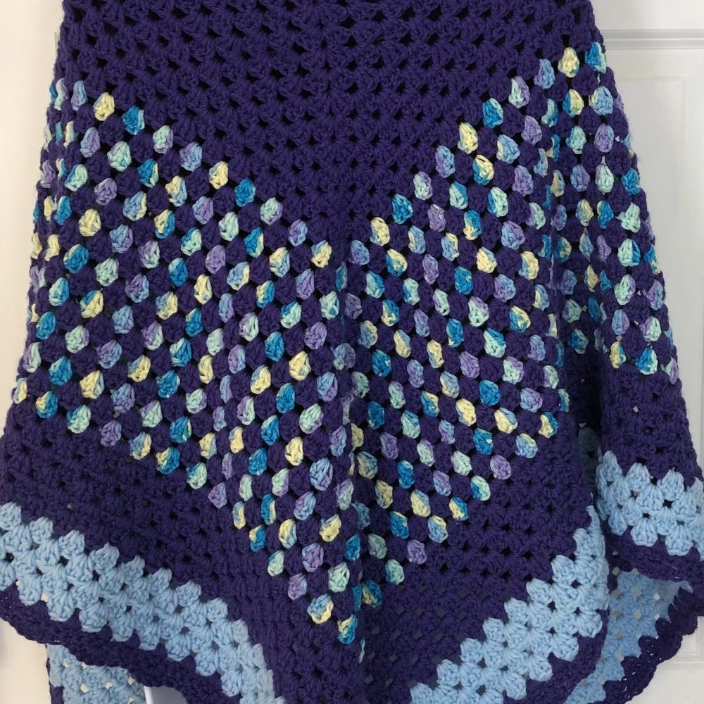 ๐ SOLD! NWT! HANDMADE Crocheted Women's Shawl Wrap Gift with Heartfelt Blessing - Picture 4 of 14